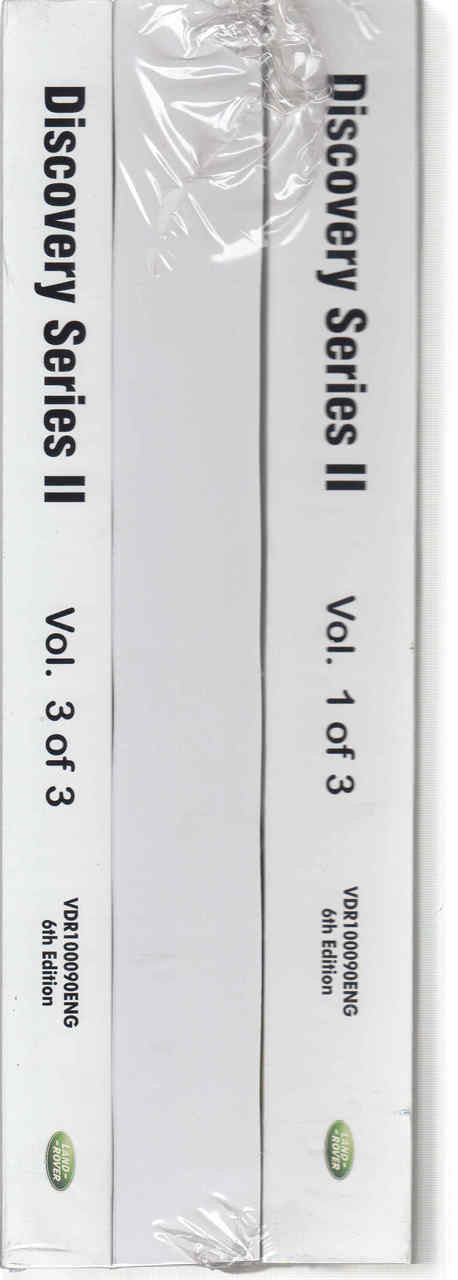 Workshop manual volume 1 of 3, Discovery Series II, in clear plastic wrap