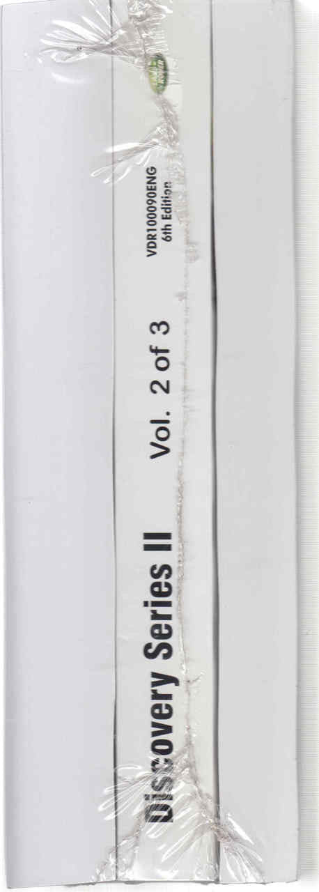 Workshop manual volume 2 of 3, Discovery Series II, in clear plastic wrap