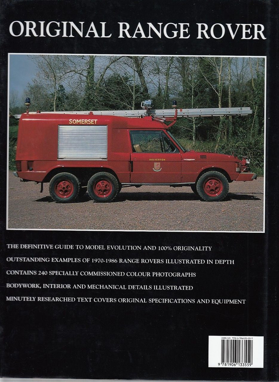 Original Range Rover The Restorer's Guide Back Cover