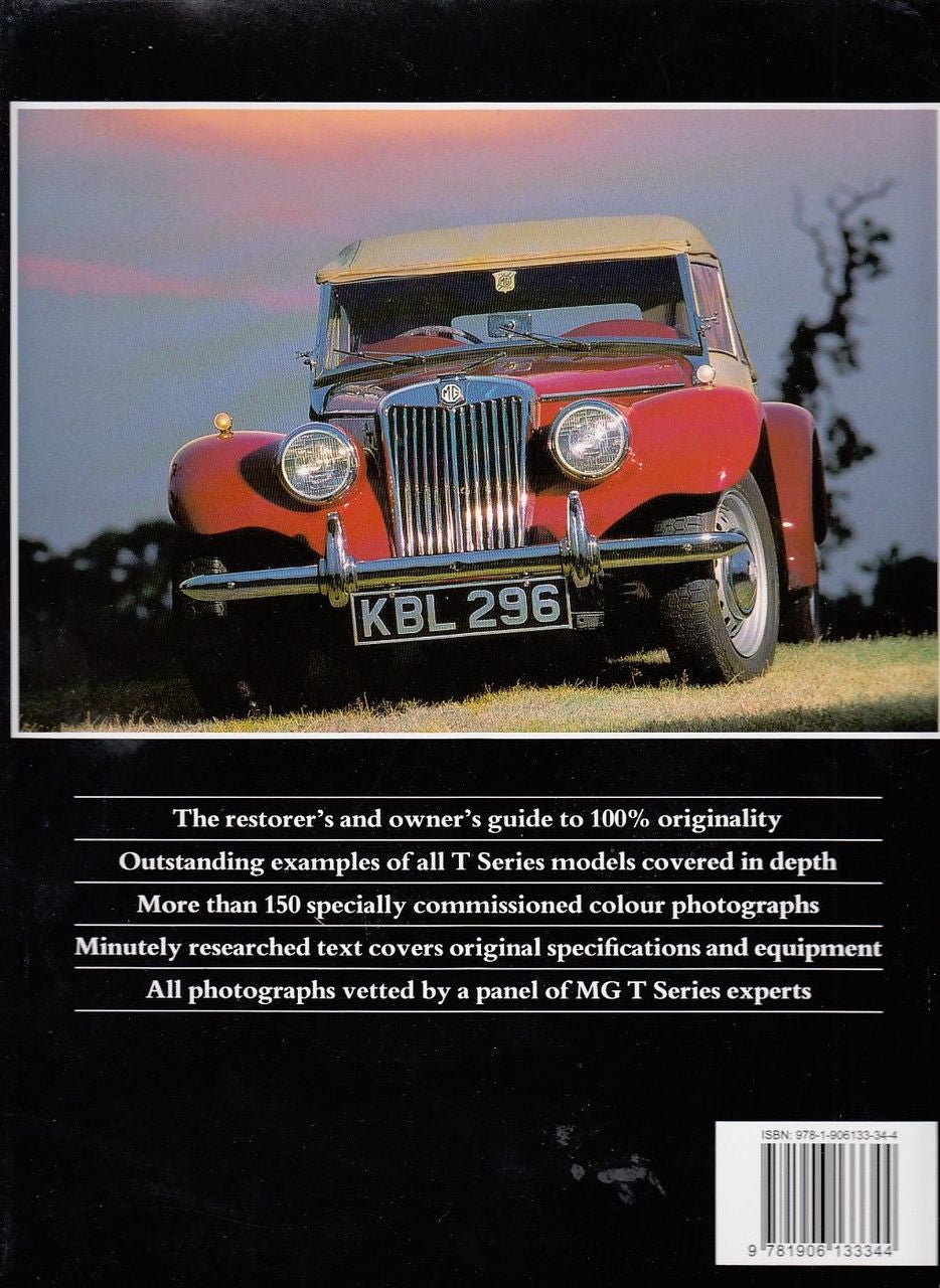 Automotive restoration guide book cover with red classic car photo and dark title text