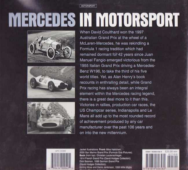 Mercedes In Motorsport: Pioneers To Perfection