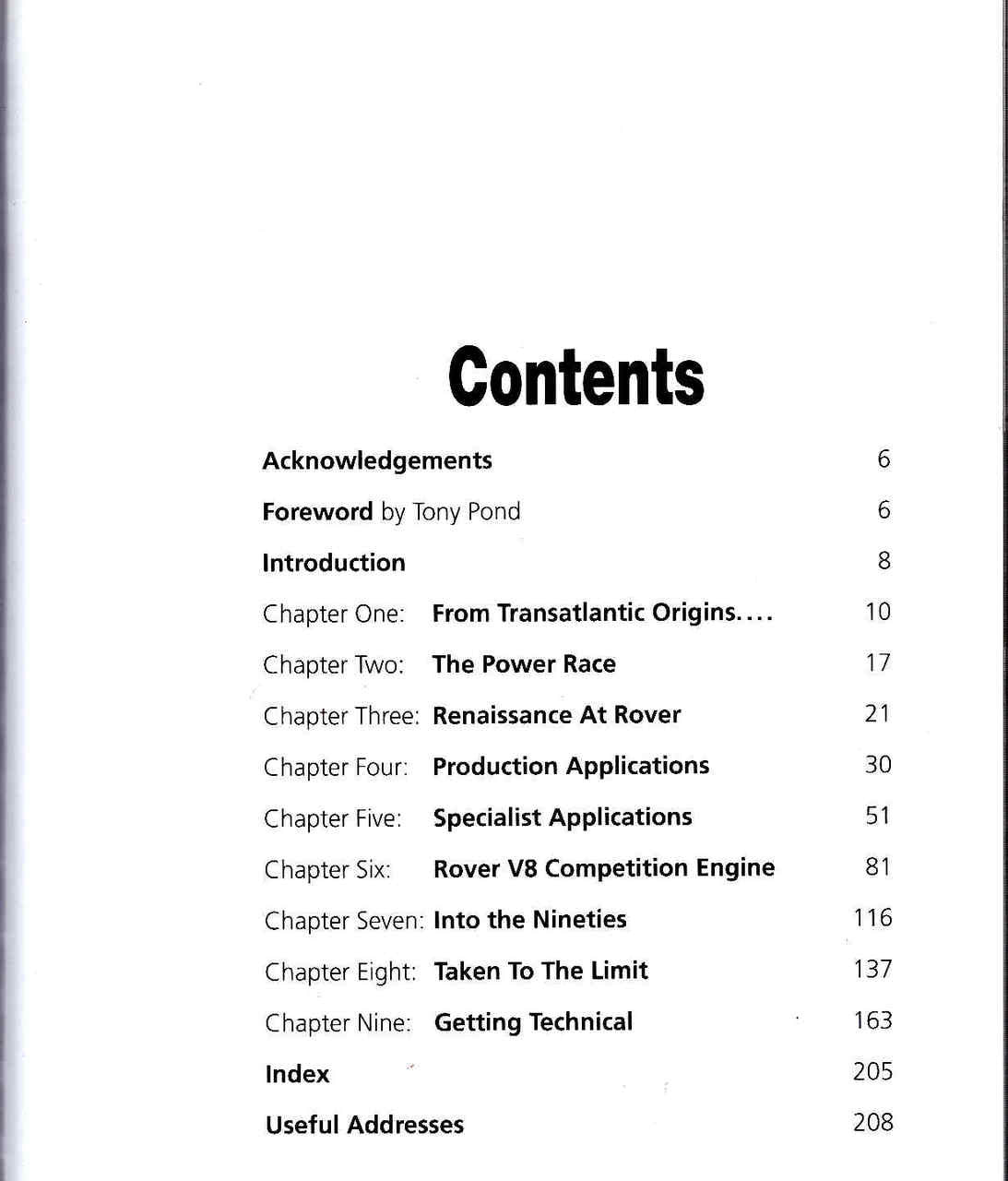 The Rover V8 Engine: 2nd Edition - cont