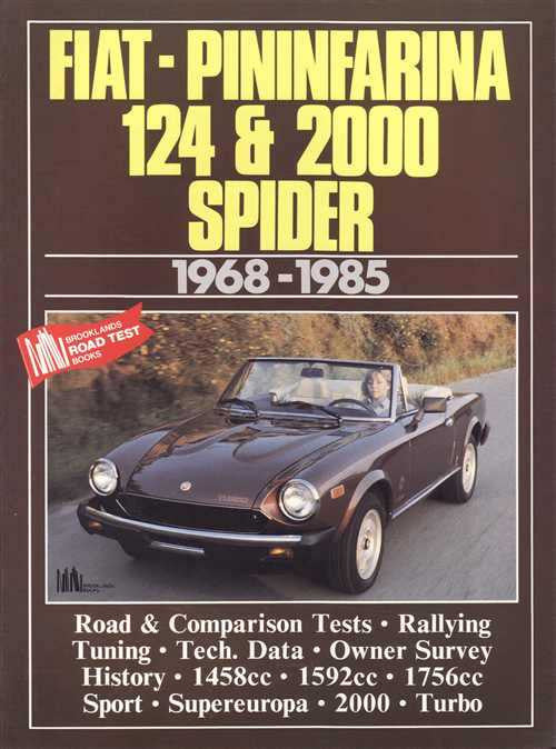Fiat - Pininfarina 124 &amp; 2000 Spider 1968 - 1985