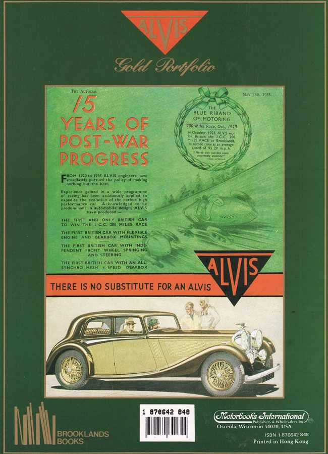 Alvis Gold Portfolio 1919 - 1967