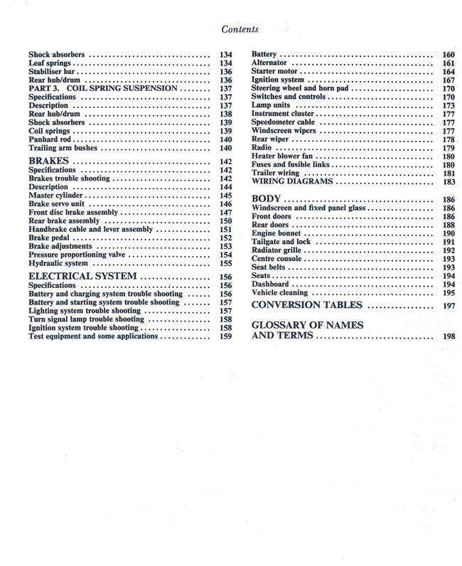 Holden Barina 1985 - 1988 Workshop Manual