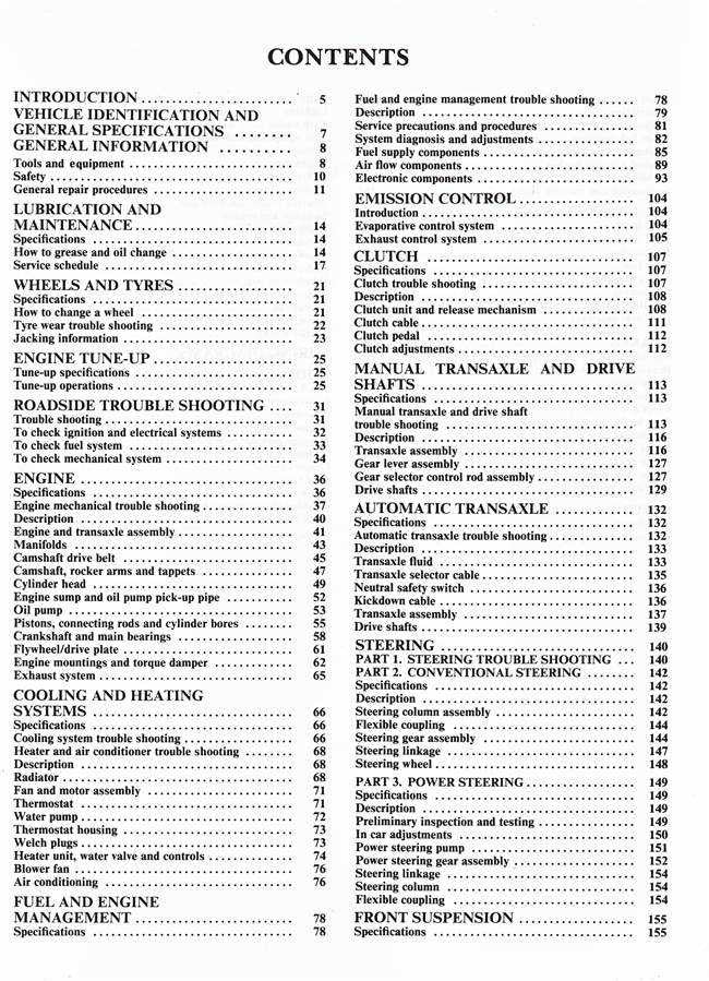 Holden Camira JE Series 1987 - 1989 Workshop Manual