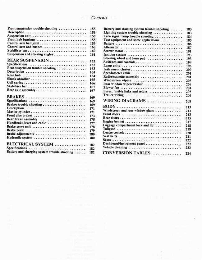 Holden Camira JE Series 1987 - 1989 Workshop Manual