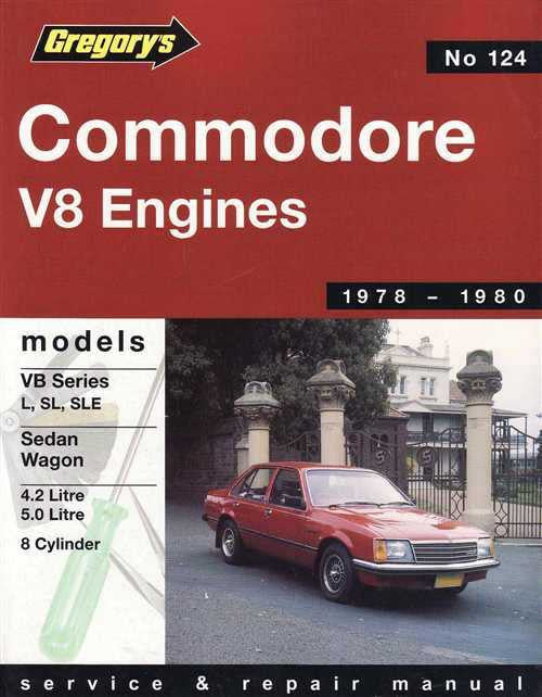 Holden Commodore VB Series L, SL, SLE V8 Engines 1978 - 1980 Workshop Manual
