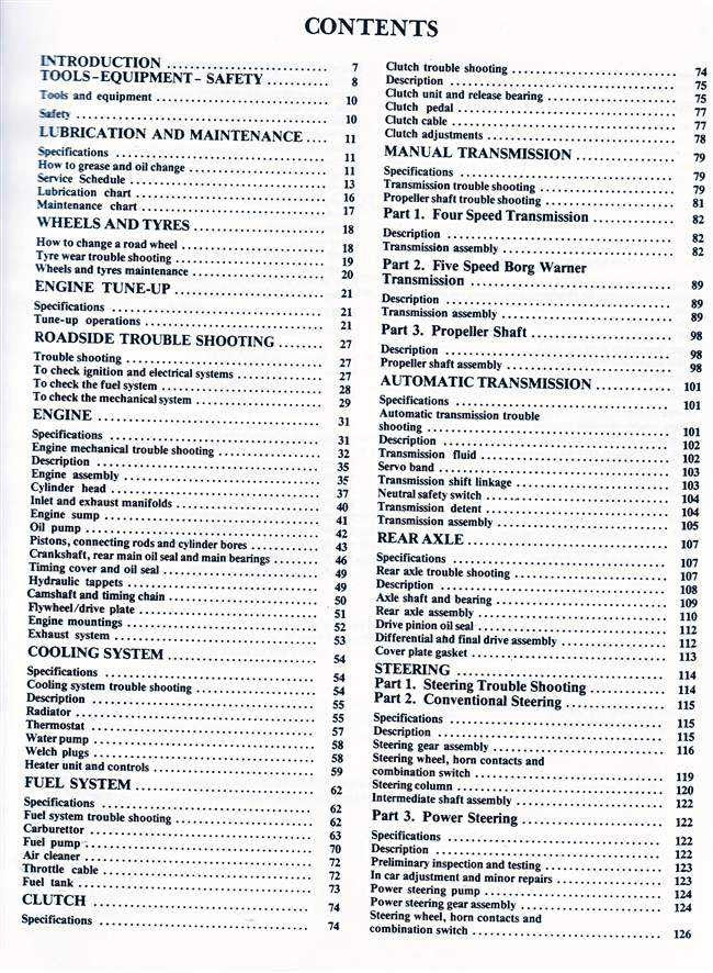 Holden Commodore VH Series 4 Cylinder 1981 - 1983 Workshop Manual