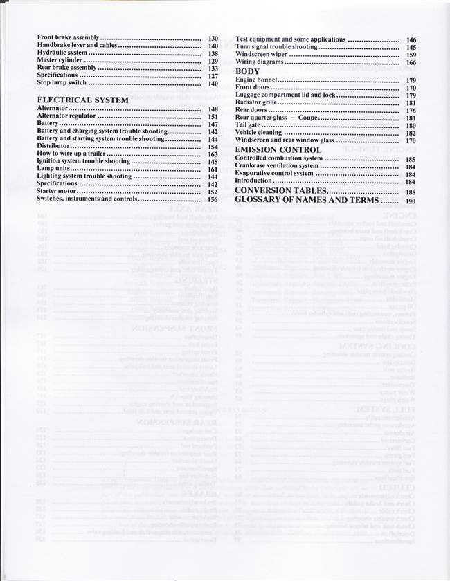 Holden Gemini TC, TD Series 1977 - 1979 Workshop Manual