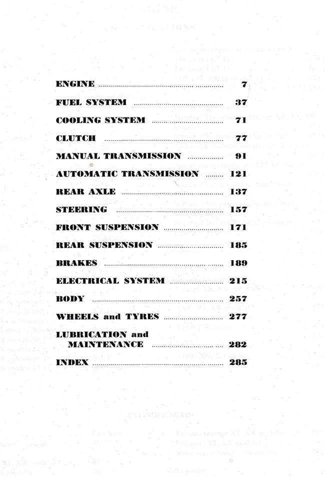 Ford Falcon 1960 - 1970 Workshop Manual