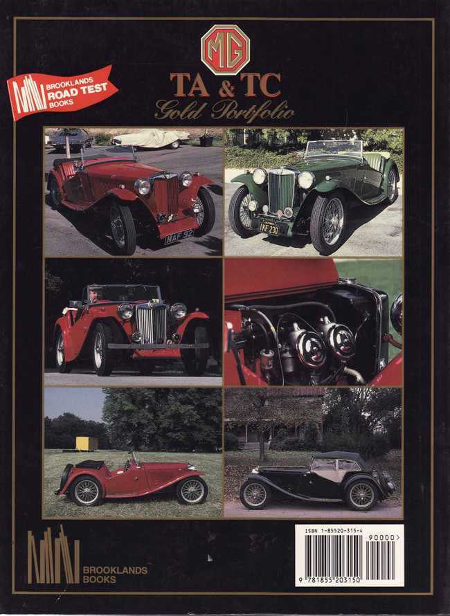MG TA &amp; TC Gold Portfolio 1936 - 1949