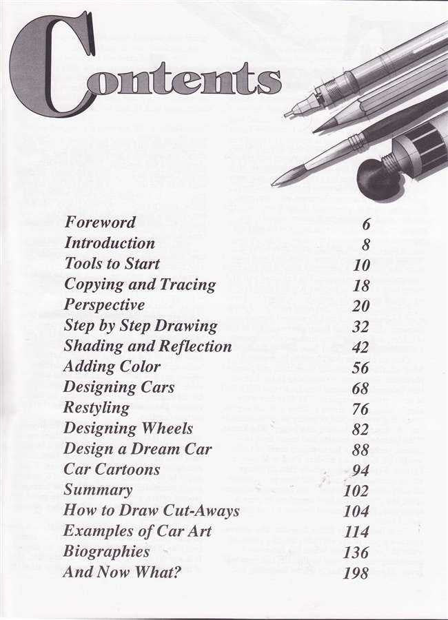 Tex Smith's How To Draw Cars