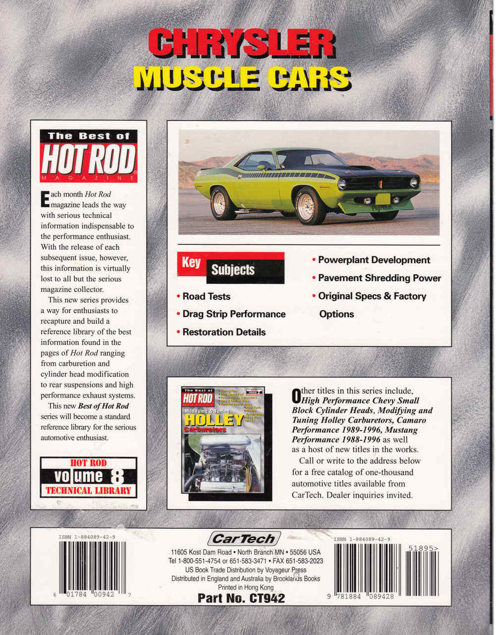 Chrysler Muscle Cars - The Best of Hot Road Magazine - back