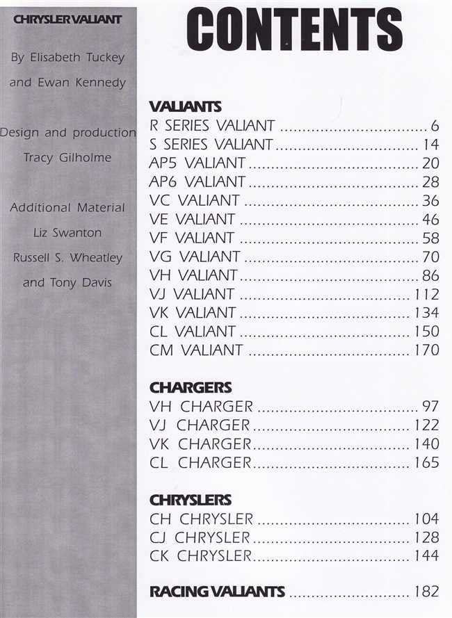 Chrysler Valiant: Including an Extensive Motor Racing Section
