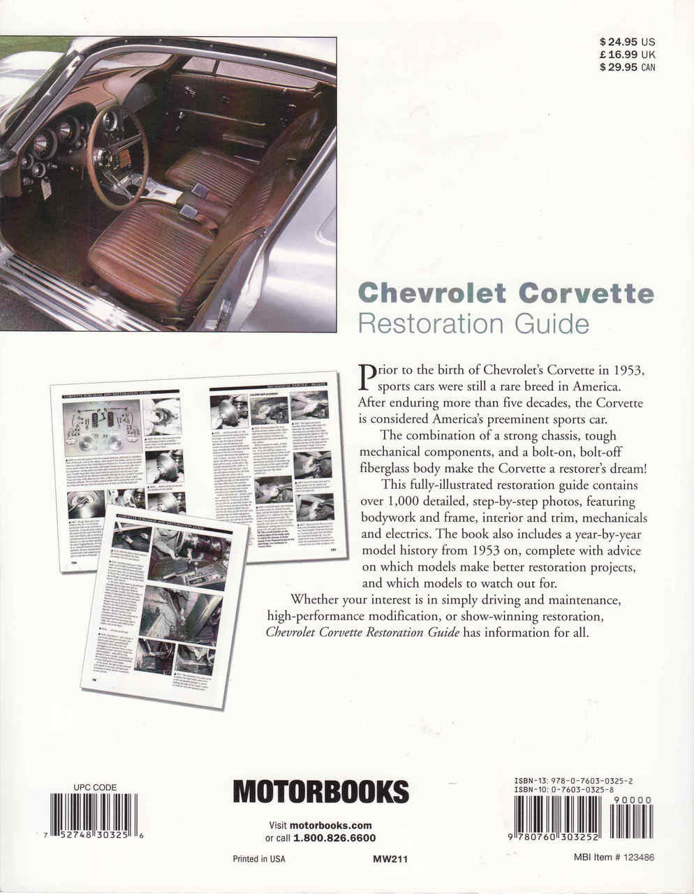 Chevrolet Corvette Restoration Guide - back