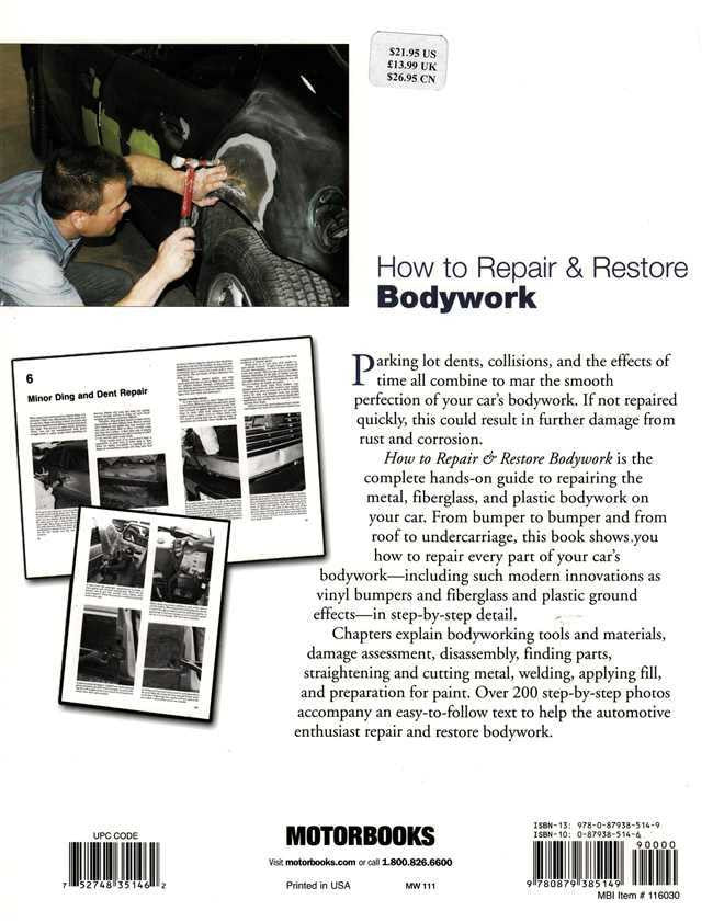 How To Repair &amp; Restore Bodywork