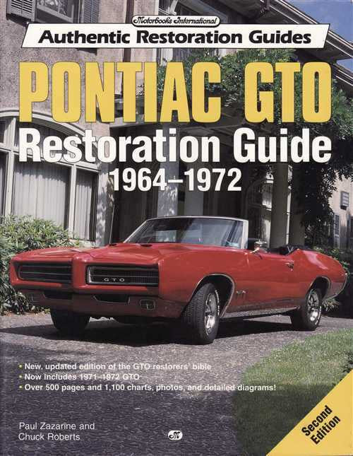 Pontiac GTO Restoration Guide 1964 - 1972
