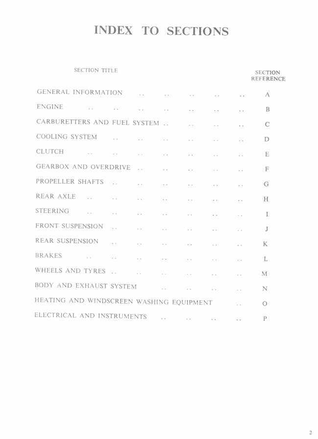 Jaguar Mark 2 Models 2.4, 3.4, 3.8, 240 &amp; 340 Workshop Manual