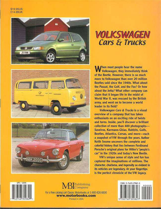 Volkswagen Cars and Trucks