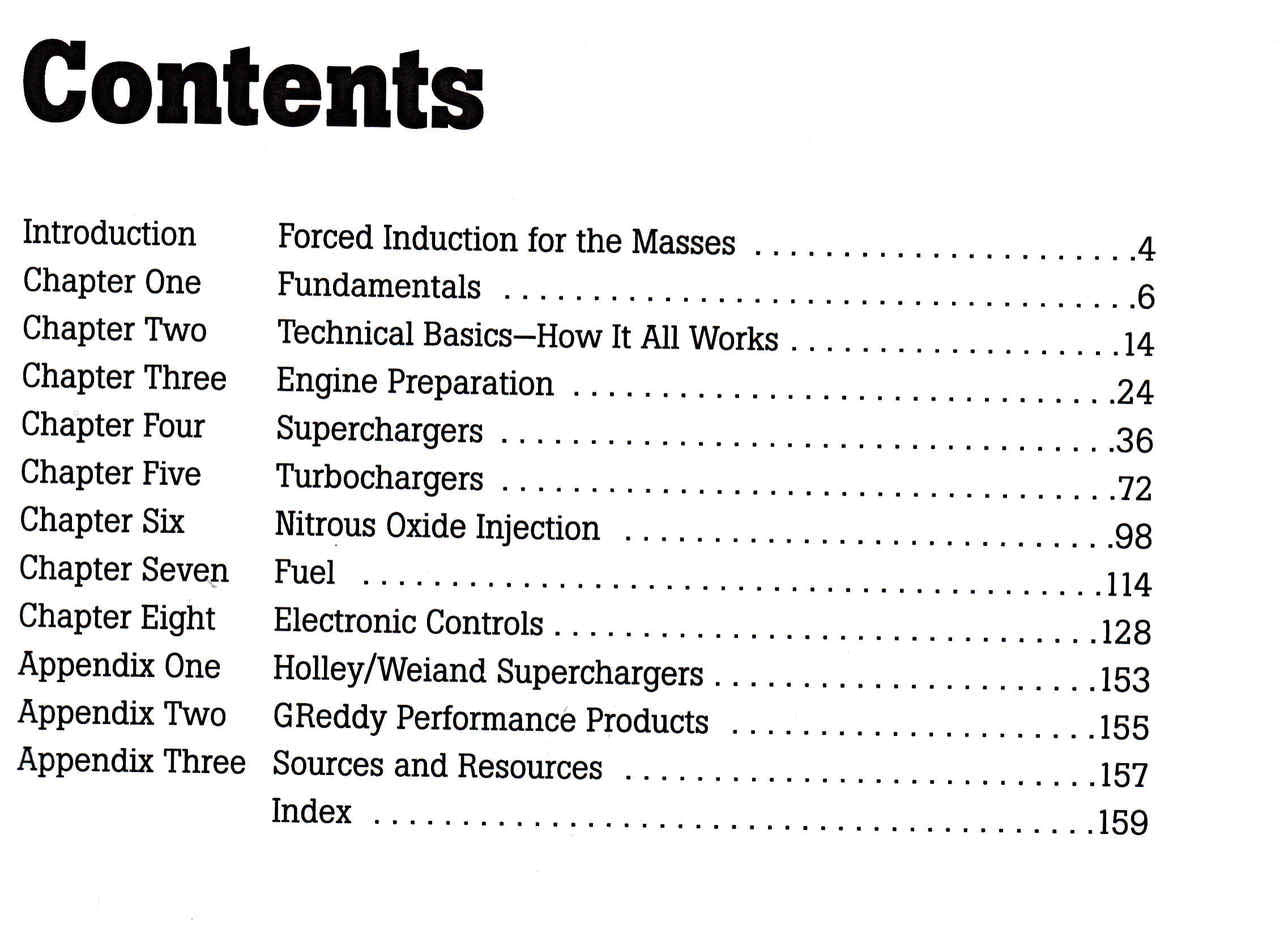 Supercharging, Turbocharging & Nitrous Oxide Performance Handbook - cont