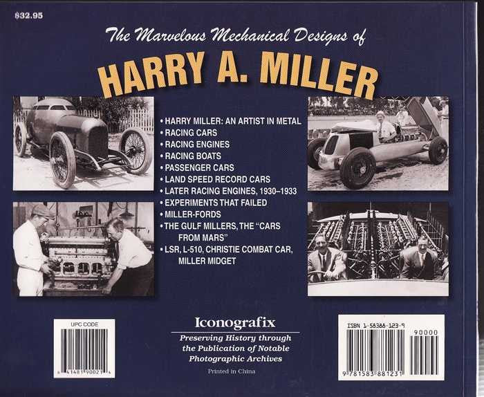 The Marvelous Mechanical Designs of Harry A. Miller