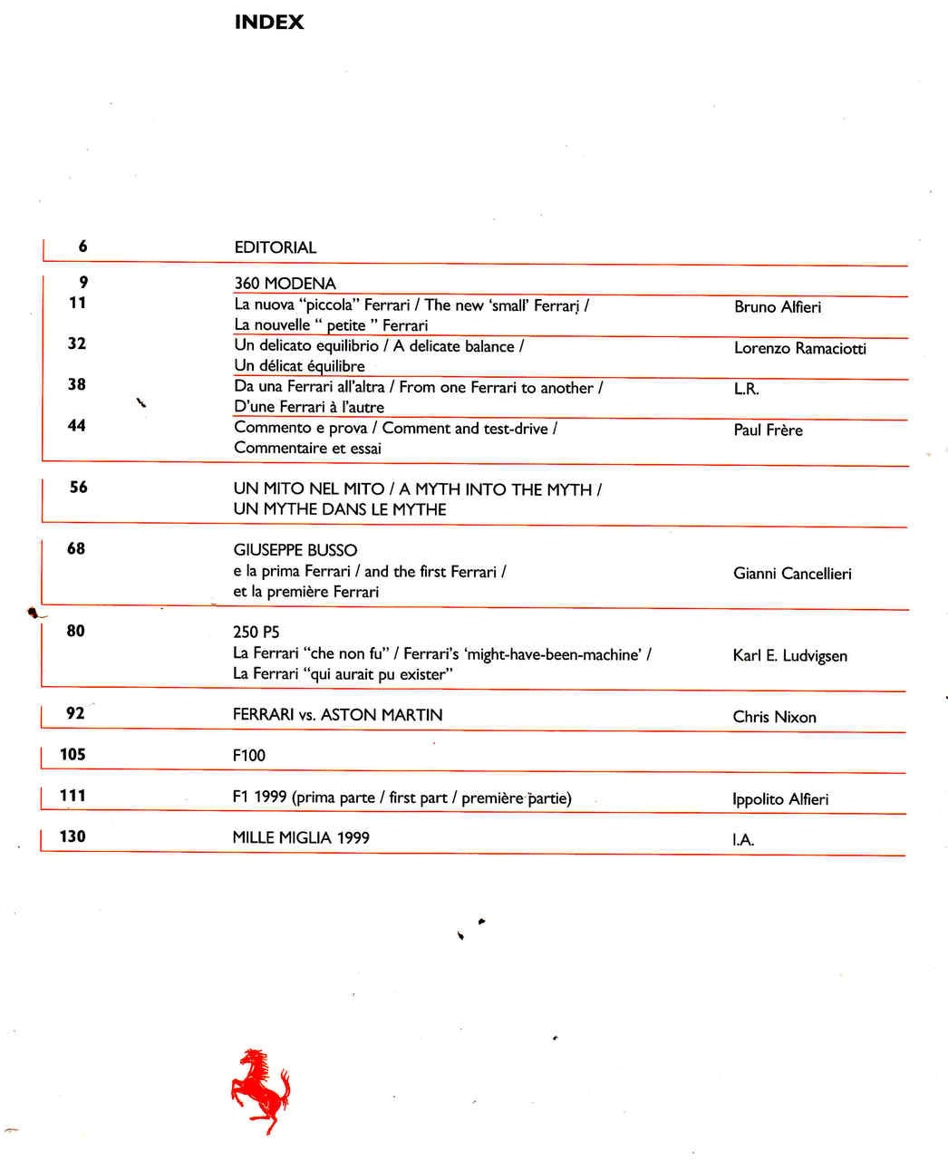 Ferrarissima: New Series No. 6 - cont
