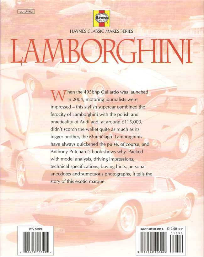 Lamborghini Supercars From Sant'Agata