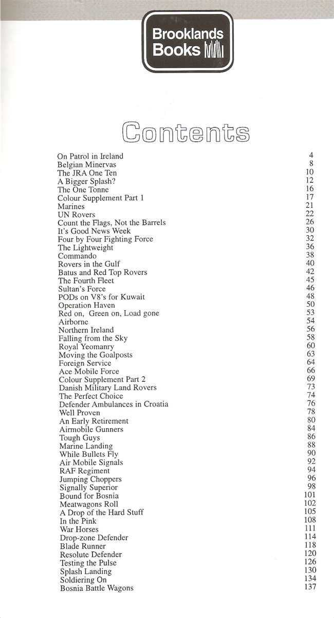 Land Rover Military Portfolio