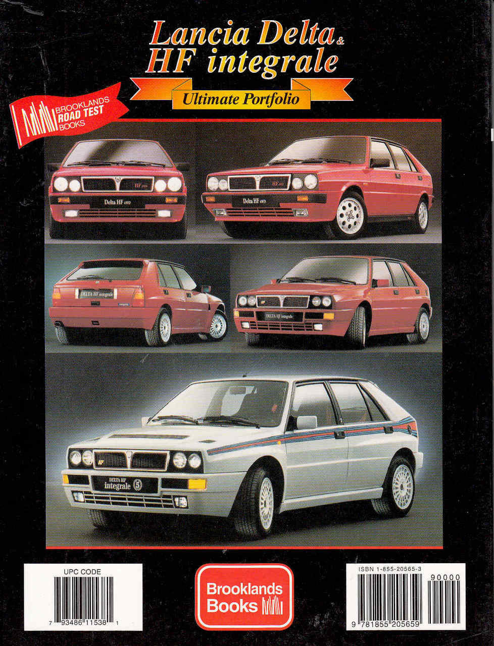 Lancia Delta & HF Integrale Ultimate Portfolio - Brooklands  - back