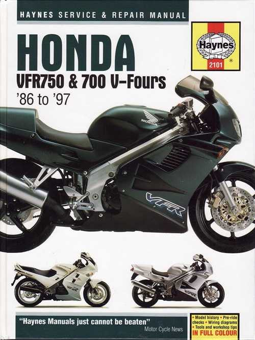 Honda VFR750, VFR700 V-Fours 1986 - 1997 Workshop Manual
