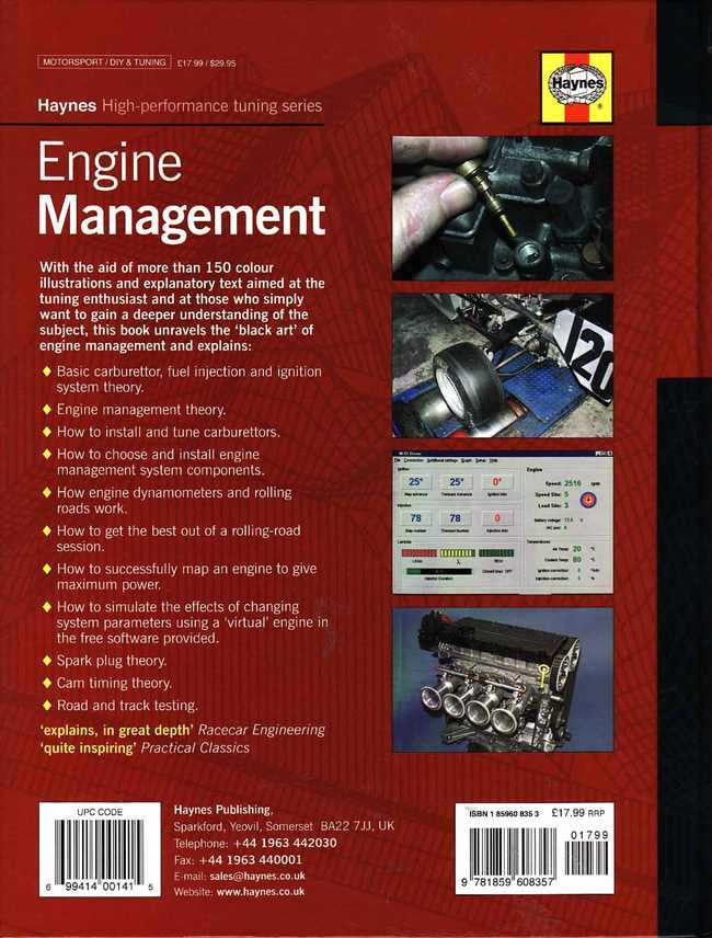 Engine Management Optimising Carburettors, Fuel Injection and Ignition System