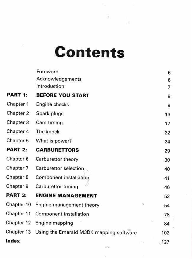 Engine Management Optimising Carburettors, Fuel Injection and Ignition System