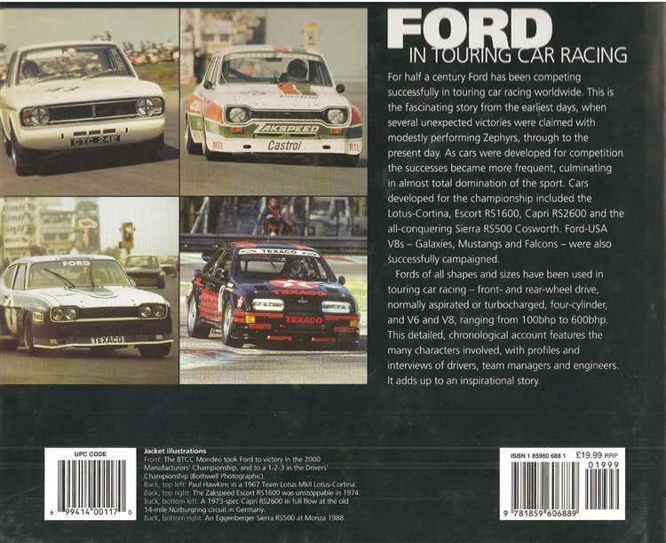 Ford In Touring Car Racing: Top of the class for fifty years