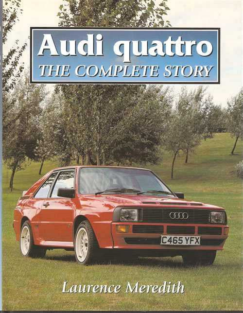 Audi Quattro The Complete Story book front cover with red coupe and title banner