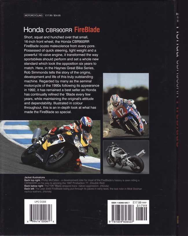 Honda CBR900RR Fireblade