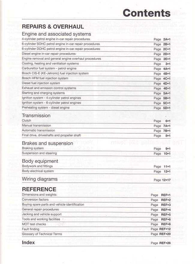 Mercedes - Benz 124 Series 1985 - 1993 Workshop Manual