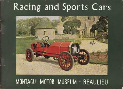 Book cover featuring red vintage race car and title text for Montagu Motor Museum