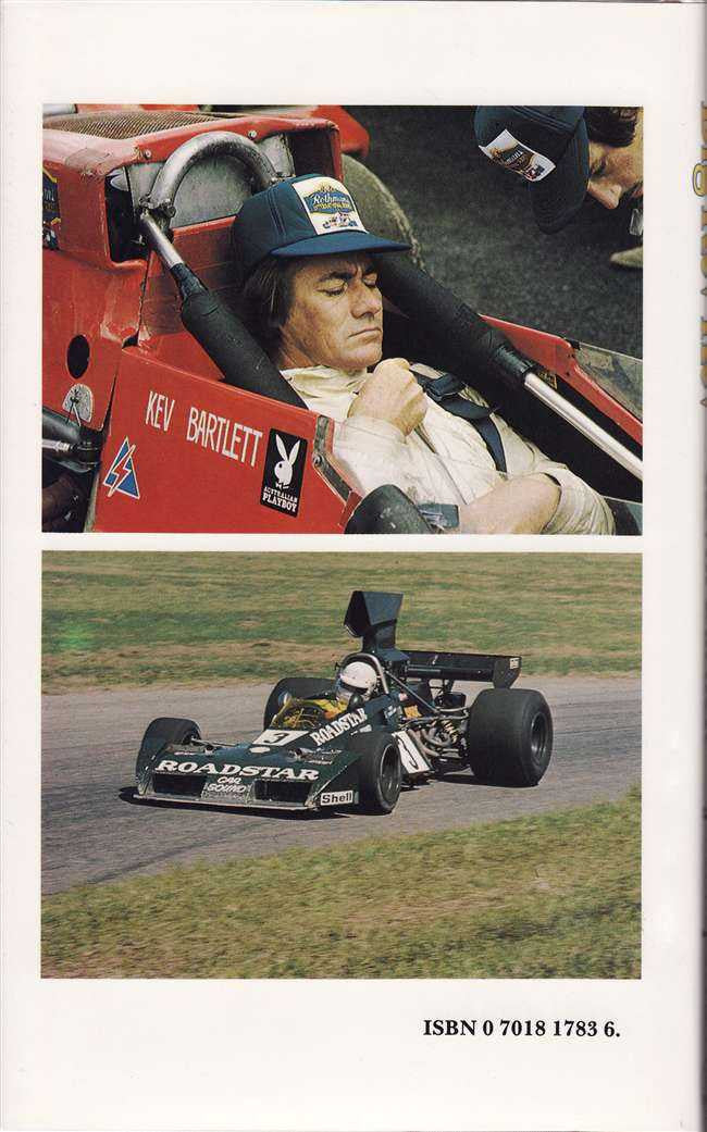Racing car driver on vintage paperback cover