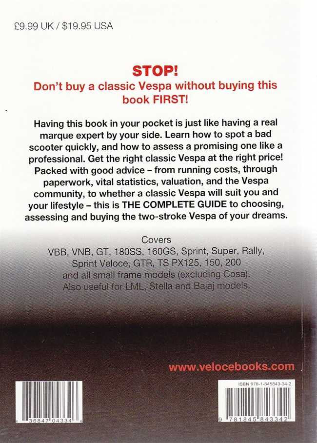 Vespa Scooters 1960 - 2008: The Essential Buyer's Guide