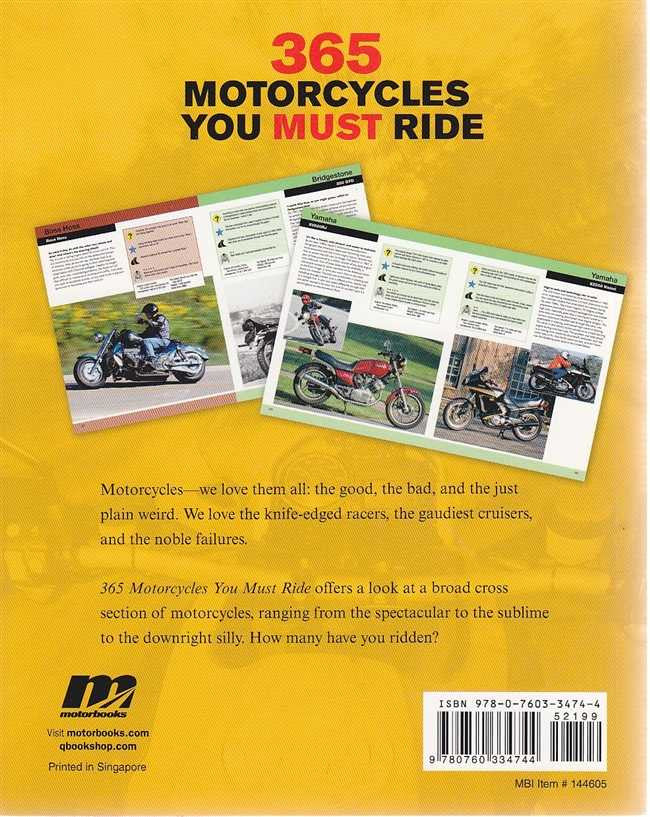 365 Motorcycle You Must Ride