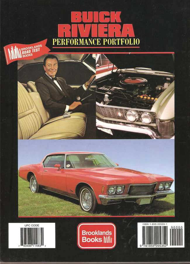 Buick Riviera Performance Portfolio 1963 - 1978