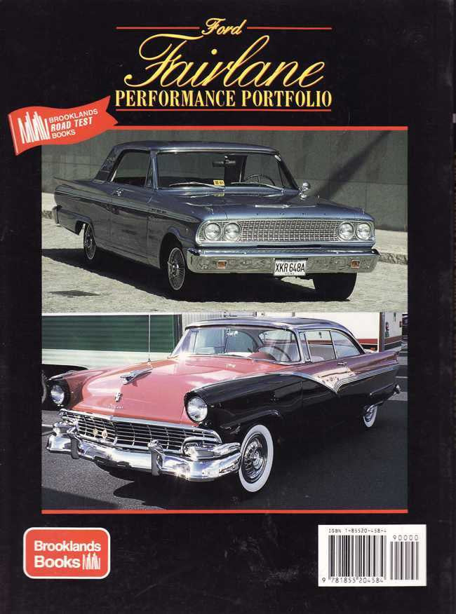 Ford Fairlane Performance Portfolio 1955 - 1970