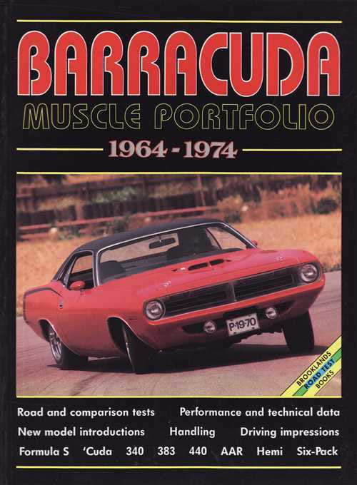Barracuda Muscle Portfolio 1964 - 1974