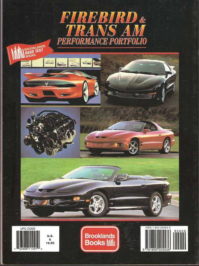 Pontiac Firebird and Trans Am Performance Portfolio 1993 - 2000