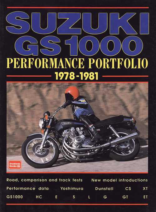 Suzuki GS1000 Performance Portfolio 1978 - 1981