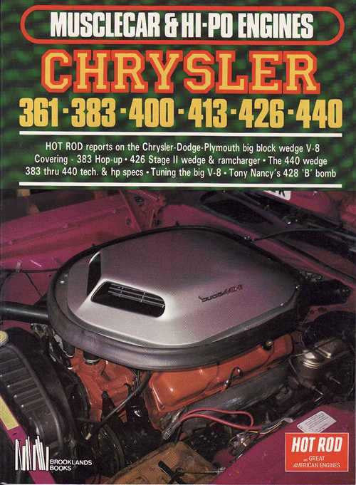 Chrysler 361-383-400-413-426-440 - Musclecar &amp; HI-PO Engines