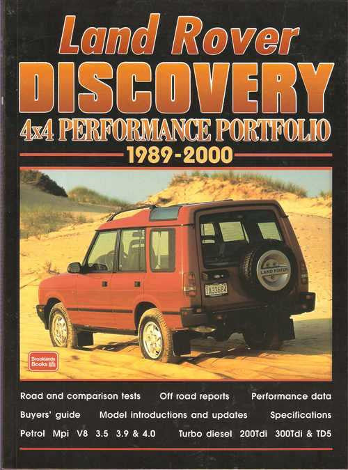 Land Rover Discovery 4x4 Performance Portfolio 1989 - 2000