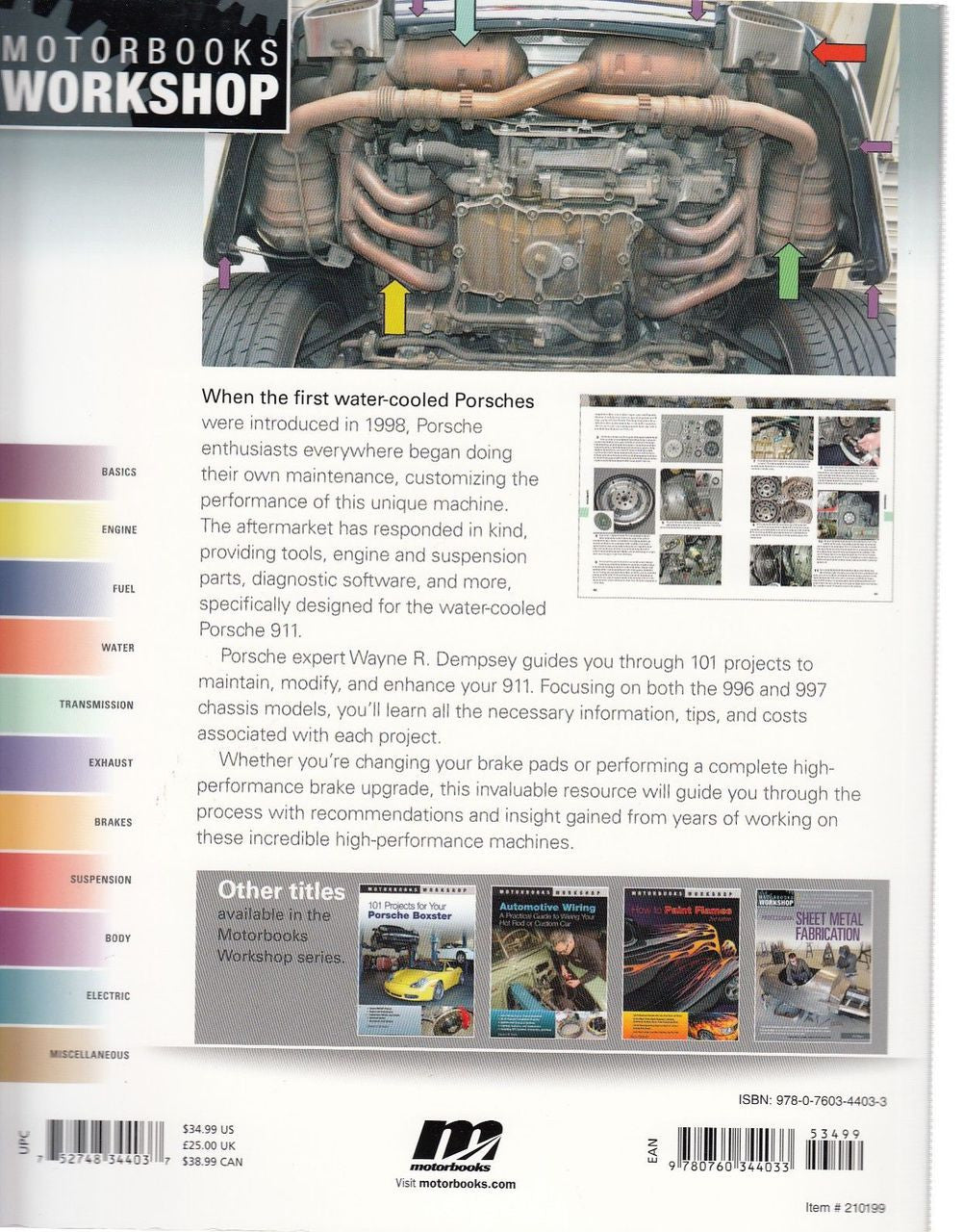 101 Projects for Your Porsche 911 (996 and 997) 1998 - 2008 Back