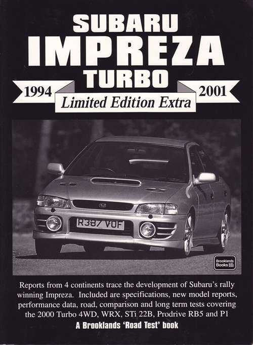 Subaru Impreza Turbo Limited Edition Extra 1994 - 2001